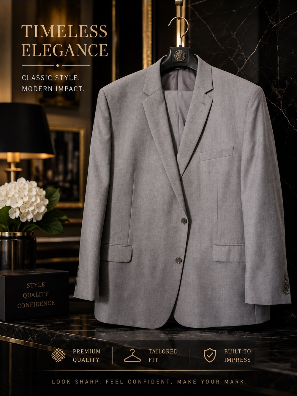 MICHAEL KORS  | Light Gray Men's 2pc Suit